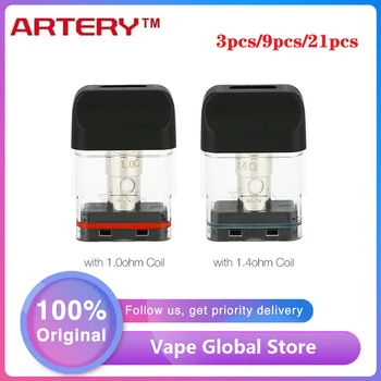 

Original Artery PAL SE Pod Cartridge 2ml 3pcs/pack with 1.0ohm coil/1.4ohm Coil Head Pod System for Artery PAL SE Kit e cig