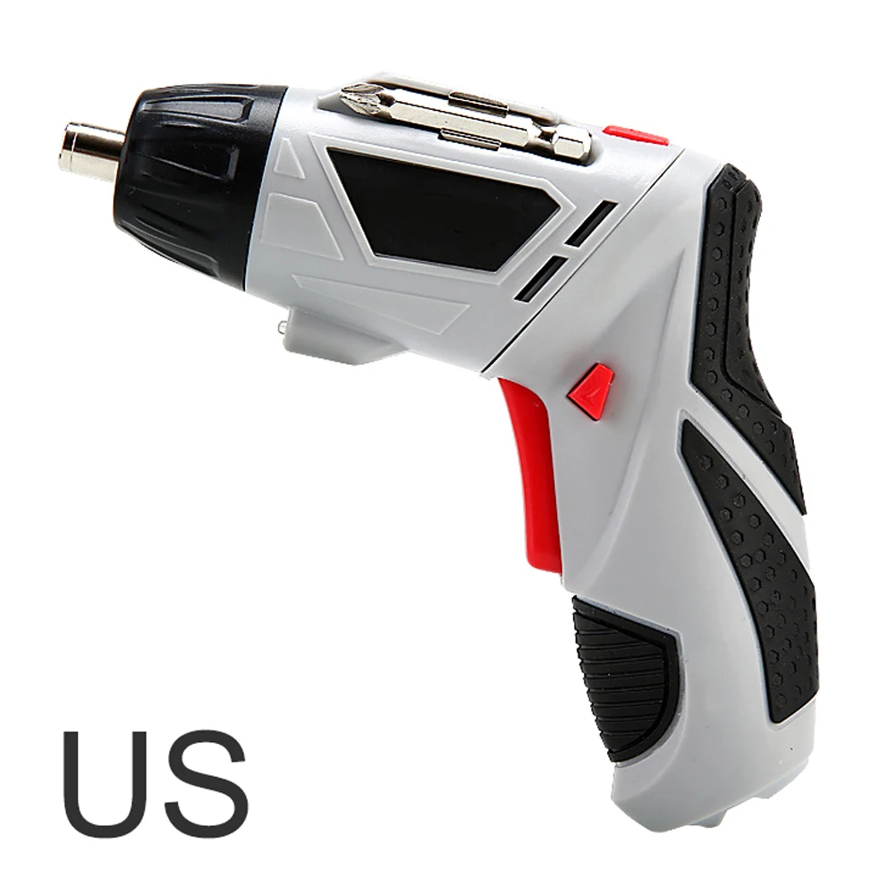 B-US USB Беспроводная электрическая отвертка электроинструменты Регулируемая Беспроводная отвертка дрель шуруповерт набор для промышленного производства - Цвет: B-US
