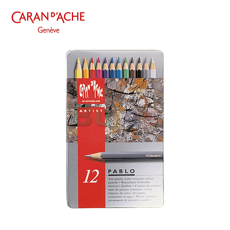 Caran D'Ache Pablo Colored Pencils Metal Box 80 Count