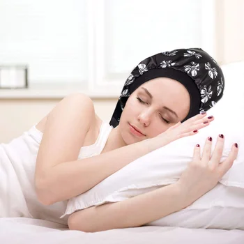 

4pcs Satin Sleeping Cap Delicate Useful Sleeping Accessory for Female Women
