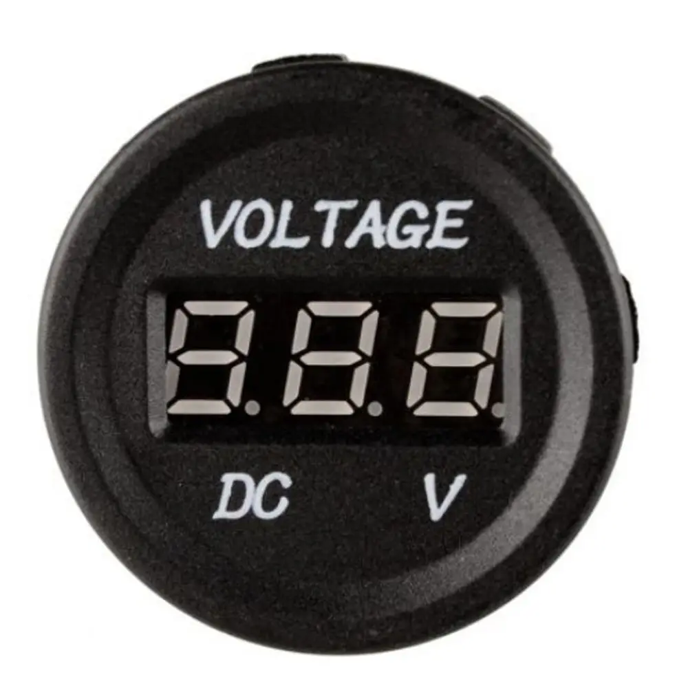 DC12V-24V светодиодный Панель цифровой Напряжение вольтметр Дисплей вольтметр автомобиля мотоцикла