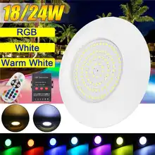 DC 12V 108 светодиодный свет для бассейна RGB белый теплый белый водонепроницаемый IP68 RGB погружной светильник подводный Ночной светильник Открытый