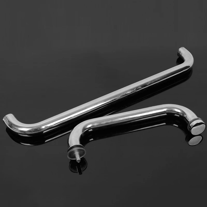 

Stainless Steel Knob Easily Installation Lever Stable Fixation Bathroom Shower Glass Door Handle Hardware Doorknob