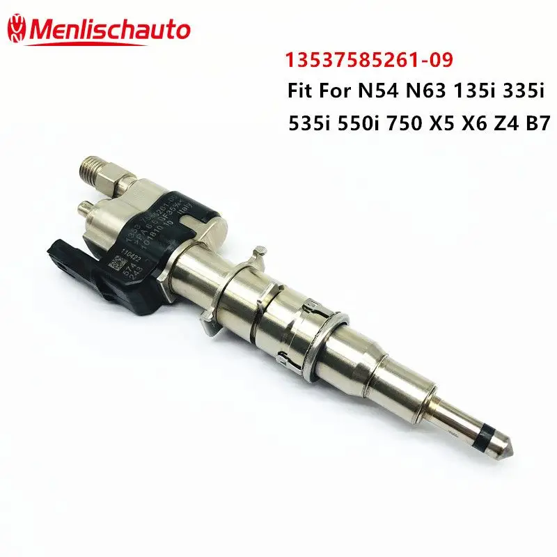 Оригинальный 13537585261 13538616079 настоящий топливный инжектор для B-M N54 N63 135 335 535 550 750 X5 X6