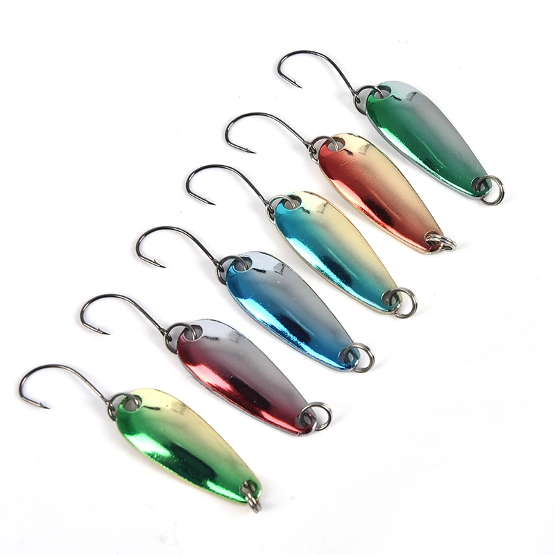 1 шт. рыболовные приманки Спиннер железная пластина ложка наживка 3 г