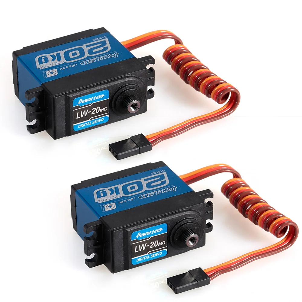 

High Torque LW-20MG 20Kg Waterproof Digital Servo with Metal Gear for RC Car 1/10 1/8 Off-road Rock Crawler Car Buggy Truck