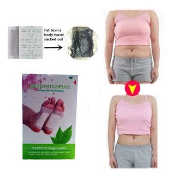 

Dropship Herbal Weight Loss Vinegar Detox Foot Patch Skin Care Foot Pads Clean Uterine Ovarian Toxins Purify Slimming Foot Care