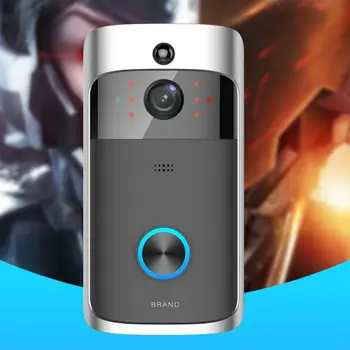

Wireless Smart WiFi DoorBell IR Night Vision Video Visual Camera Intercom Kit E65A