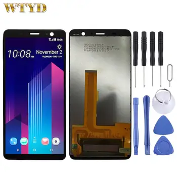 

For HTC U11+ Smartphone LCD Screen Digitizer Full Assembly Replacement Part for HTC U11+ LCD Display Repair Part for HTC