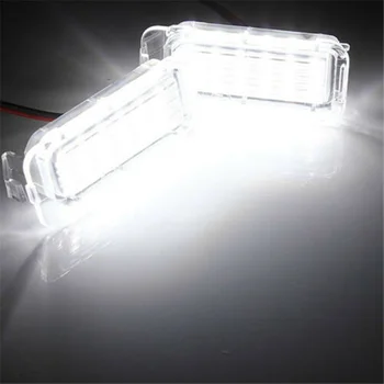

For Mondeo XF License Plate Lights 2pcs Lamp For Ford Fiesta Focus Durable