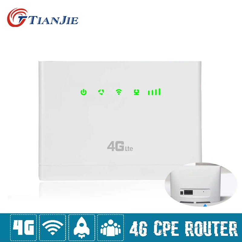 Wi-Fi роутер TIANJIE высокоскоростной двухдиапазонный беспроводной модем с 3G LTE разъем