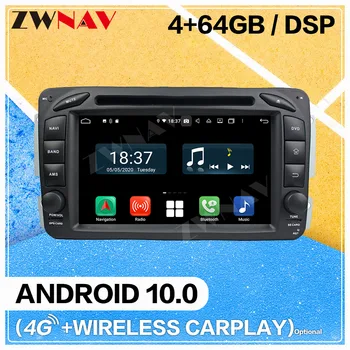 

Carplay Android 10.0 screen Car Multimedia DVD Player for BENZ C-class W203 2000-2004 GPS Navi Auto Radio Audio Stereo Head unit
