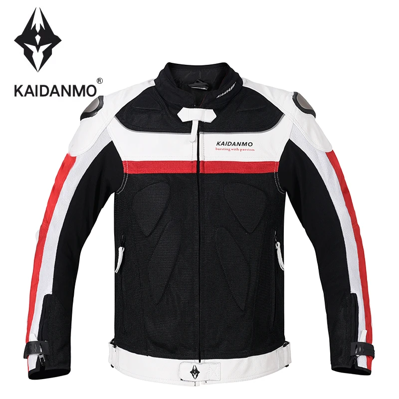 Free delivery new for KAIDANMO titanium leather belt hump four seasons clothing car rally clothing motorcycle jacket HJ - Цвет: Армейский зеленый