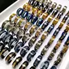 Bulk lots 50pcs Assorted Dragon Rings 8 Styles Mix Vintage Jewelry Party Gift Stainless Steel Mens Wedding Bands 6