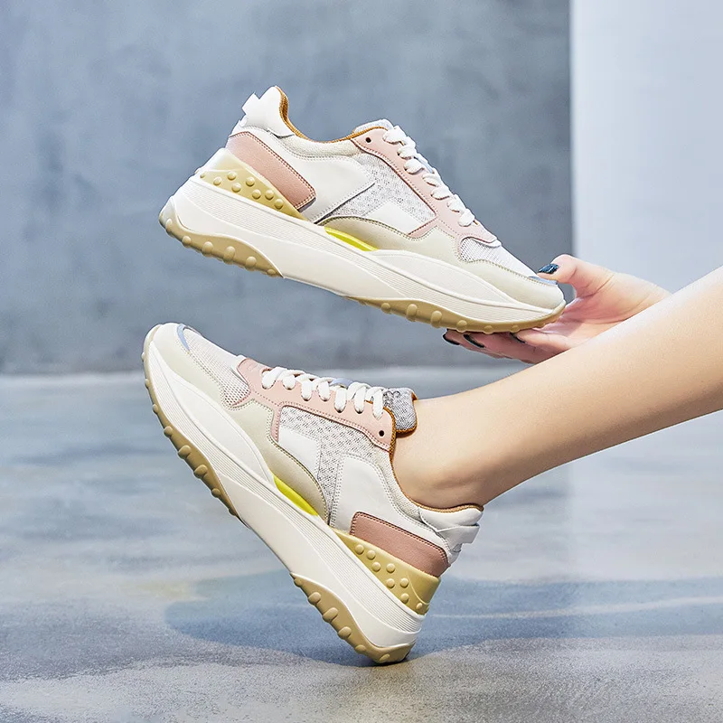 Women's sneakers Women Shoes fashion Spring New Women's Shoes Platform Sports Shoes Female Wisdom Shoes Women