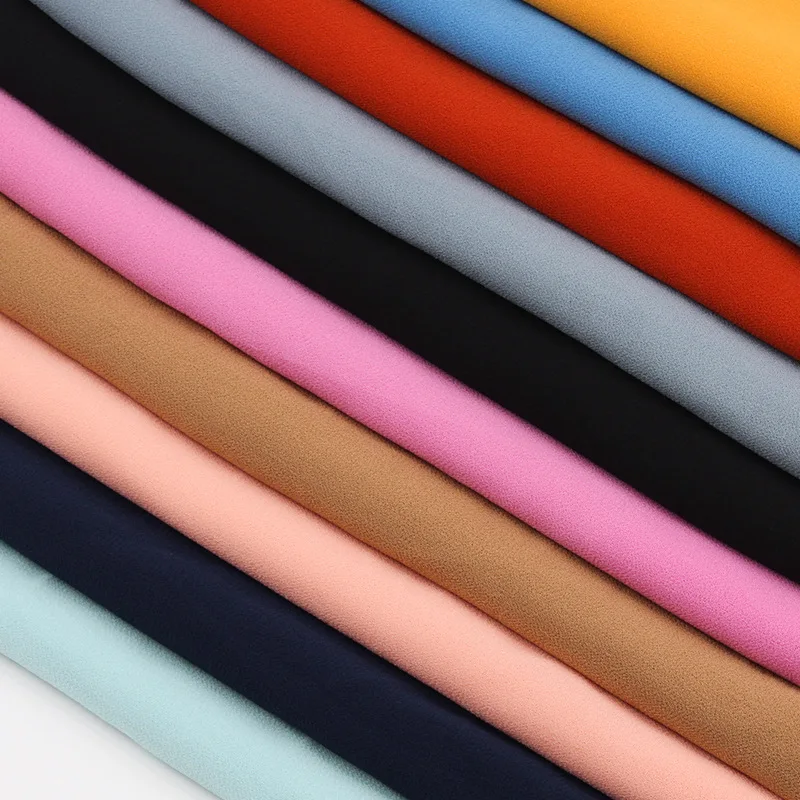 2024 Women's Elegant Modest Muslim Islamic Bubble Chiffon Scarf Ramadan Soft Lightweight Hijab Stores Bandana Headscarf 4