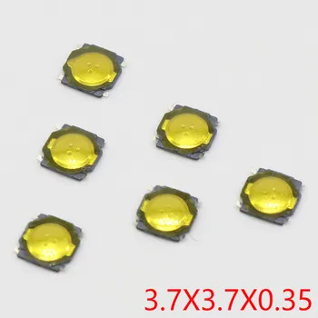 

20pcs 3.7X3.7X0.35 SMD Tactile Tact Mini Push Button Switch Micro Switch Momentary SMD-4 20PCS/lot 3.7*3.7*0.35 4X4 4*4 TS-032D