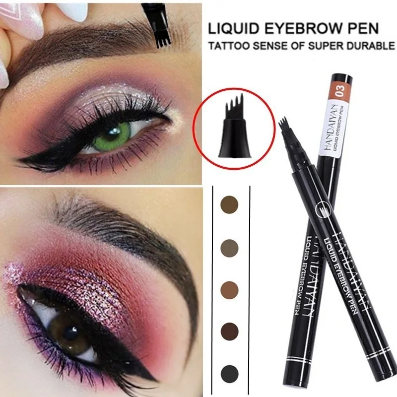 

Liquid Eyebrow Pencil Durable Sketch Microcarving Ta
