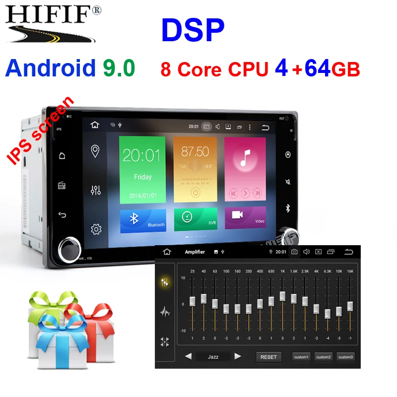 

2 din car Android9 For Toyota Camry/Vios/Corolla/wish/Altis/4500 205mm*104mm GPS multimedia player wifi BT 7 inch 2din car radio