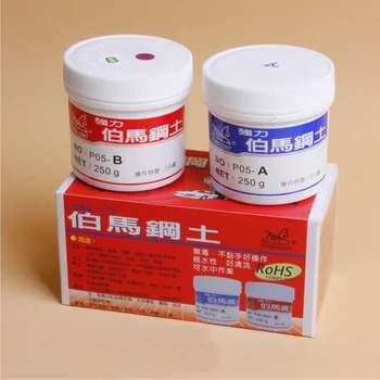 

BURMAH P05 Epoxy Putty Steel Soil, Perma-cemet, Fast Firm, TYPE AB, DIY, Repairing, Bonding, Sealing, Waterproofing, Retaining