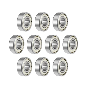 

uxcell 10 Pcs 6905ZZ 6904ZZ 638ZZ 6203ZZ 6202ZZ Deep Groove Ball Bearings Z2 Double Shielded Carbon Steel for Home DIY