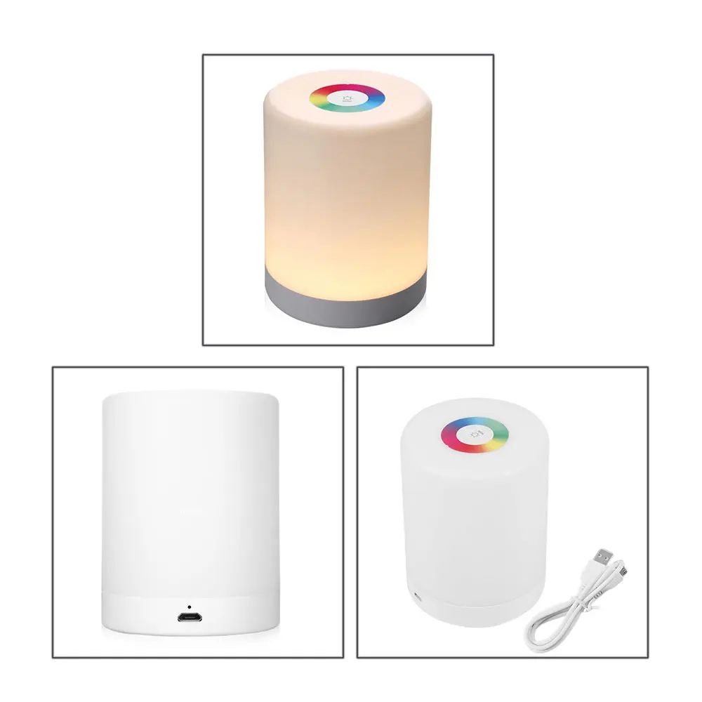  USB Smart bedside lamp LED Table Lamp Nightlight Creative Bed Desk Light for Bedroom Bedside Lampe  - 4000162794255