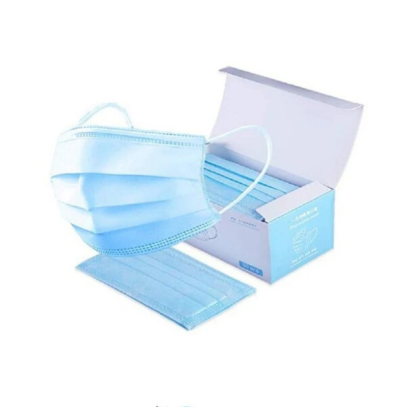 

50pcs face mask 3 Layers Dustproof Mask Facial Protective Cover Masks Set Anti-Dust