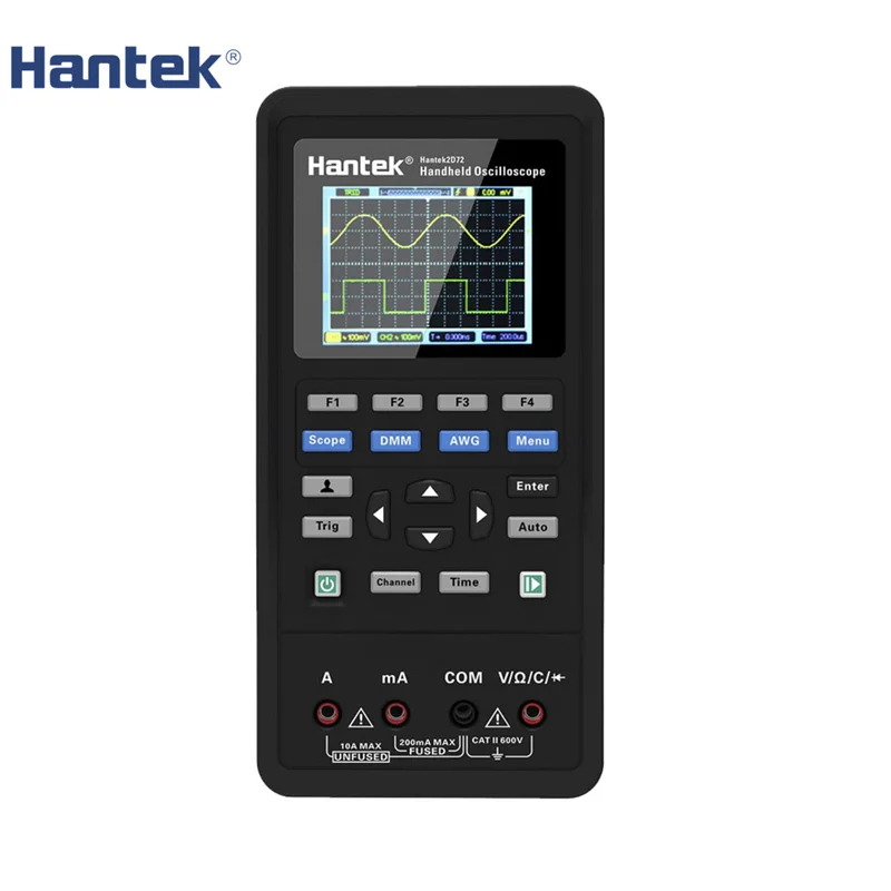 Цифровой осциллограф Hantek2C42 2C72 2D42 2D72 3 в 1 + генератор сигналов мультиметр