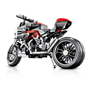 

701703 Technic 1200R 797 Motorcycle Building Blocks Set Bricks Model Toys For Children