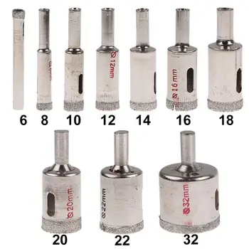 

Hole Saw Bits Drill Bit Diamond Tool Durable Silver Metal 10pcs Labour DIY Worker Marble Ceramic