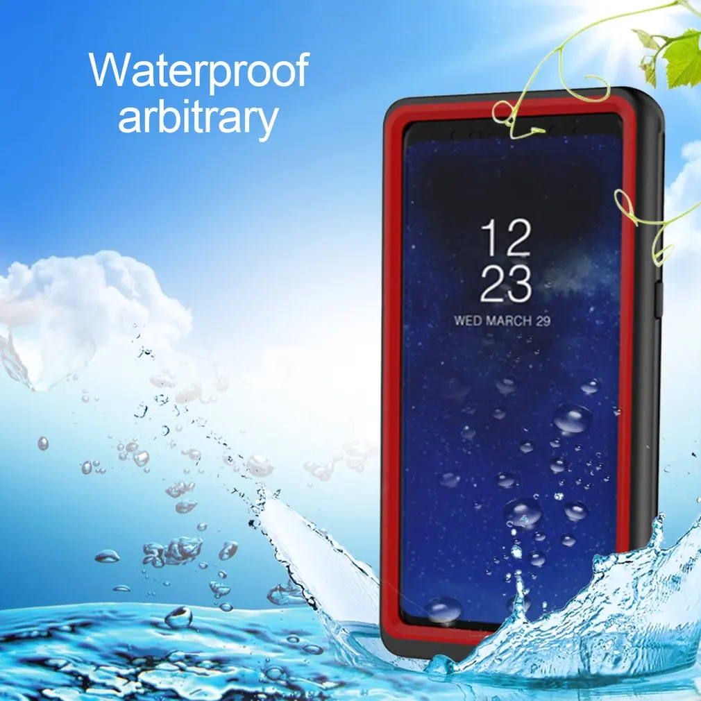 PC Рамка телефона защитный чехол для samsung Galaxy note8 водонепроницаемый противоударный полный корпус мобильного телефона
