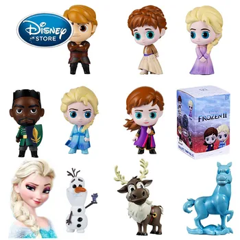 

HOT 1pcs Disney Frozen 2 Snow Queen Elsa Anna PVC Action Figure Olaf Kristoff Sven Anime Dolls Figurines Kids Toy Children Gift