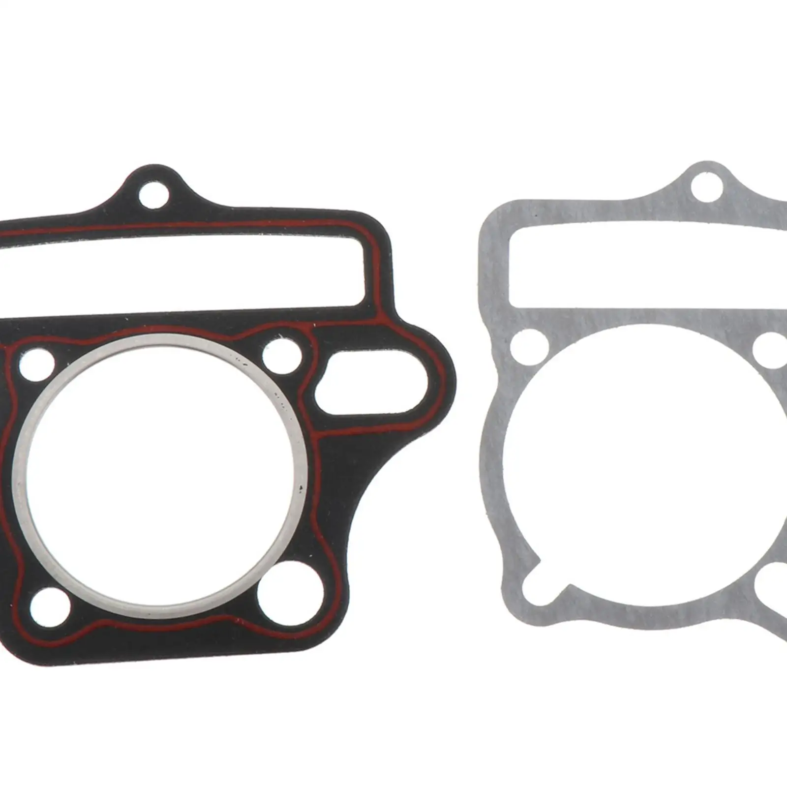 Cylinder Head Gasket Set 59mm Black Gasket + 54.5mm Silver Gasket Motorcycle Engine Supply for 125cc Engine Scooter Parts