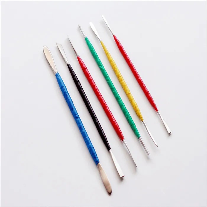6pcs/set Cay Tools Pottery Sculpture Handmade Art DIY Fimo Clay Tool Stainless Steel Double Heads Handicraft Tools Polymer Clay
