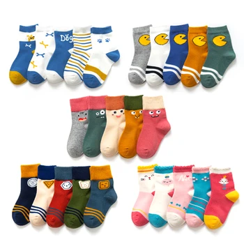 

Toddler Baby Little Kids Girls Boys Fashion Cute Breathable Autumn Winter Medium Tube Multi-Pattern Socks
