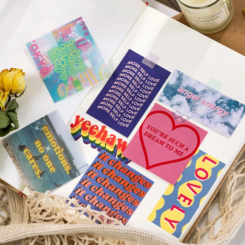 

Sweet hotline series Kawaii Cartoon Girl flower Korea Card Sticker Flakes Scrapbook Paper Sticker Stationery School Supplies