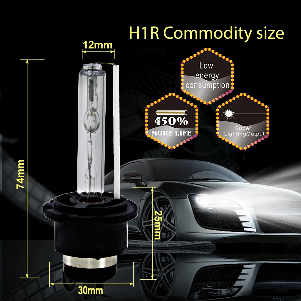 AKCESOR D2S D2R D4S D4R HID Kit Xenon Lamp Car Headlight Bulbs Auto Light 3000K 4300K 5000K 6000K 8000K 10000K 12000K 35W car led lights