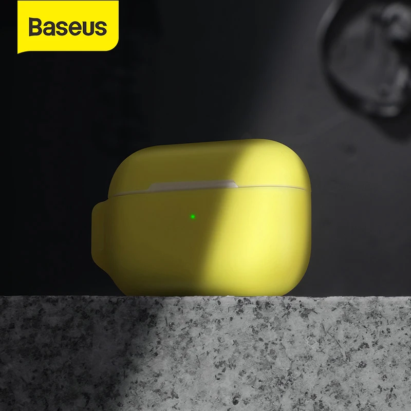 Силиконовый чехол Baseus для AirPods Pro с ремешком беспроводных Bluetooth наушников Apple Air pods
