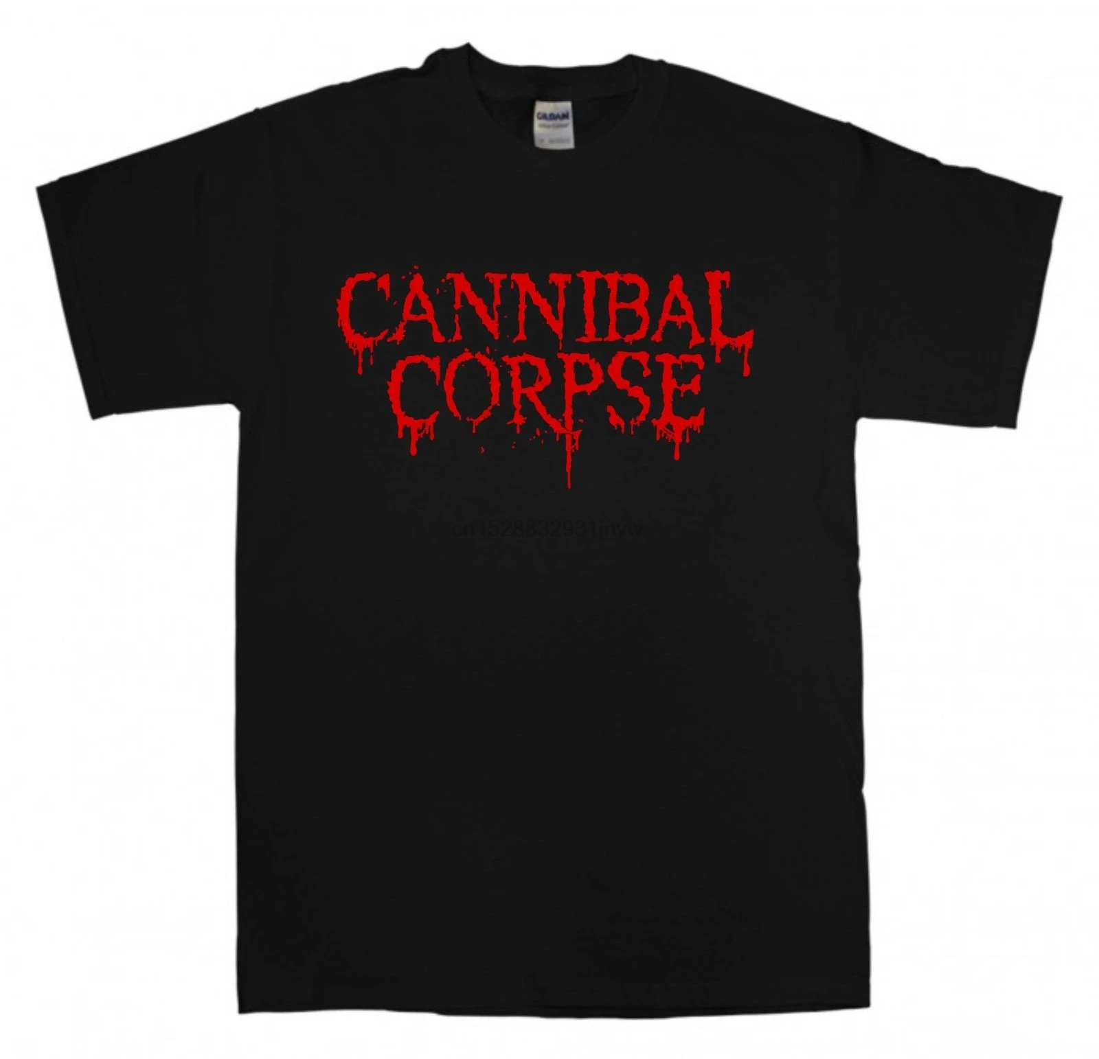 CANNIBAL CORPSE New Black Logo T-shirt S-XXL Death Metal Tshirt Morbid Angel Short Sleeve T Shirt Cotton Shirts Top Tees |