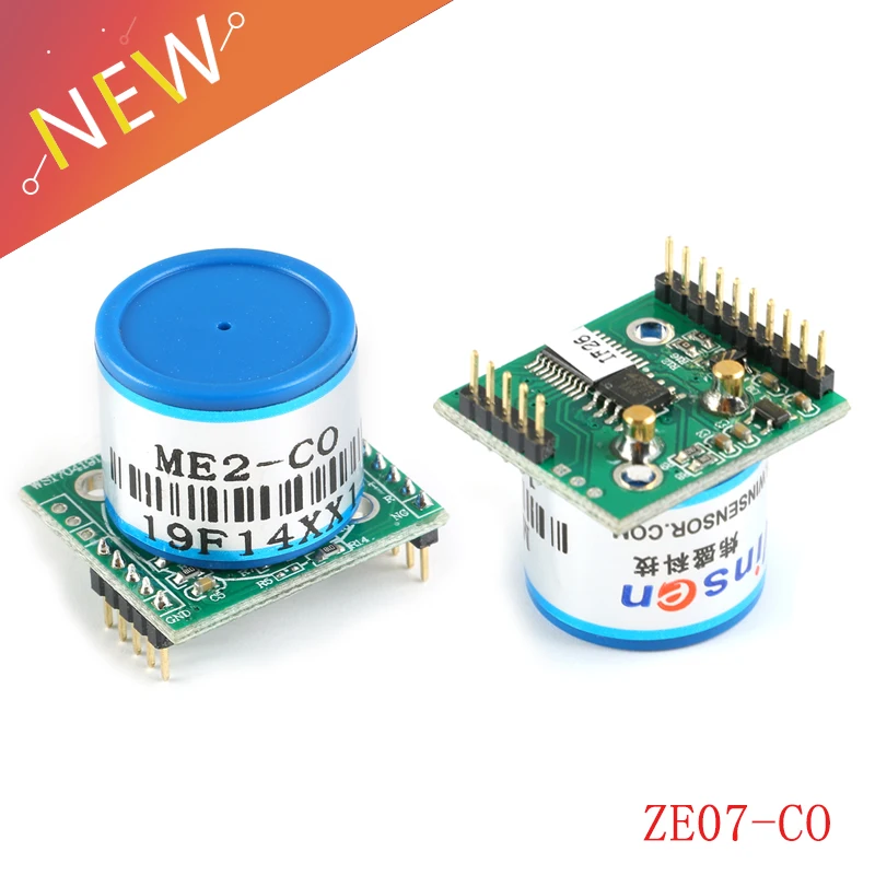 

ZE07-CO Carbon monoxide electrochemical sensor module, a serial port output module gas concentration detection