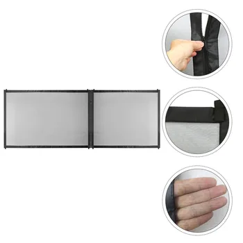 

1 Set Pet Gate Indoor Foldable Outdoor Dog Isolation Fence Pet Safety Gate Door Enclosure