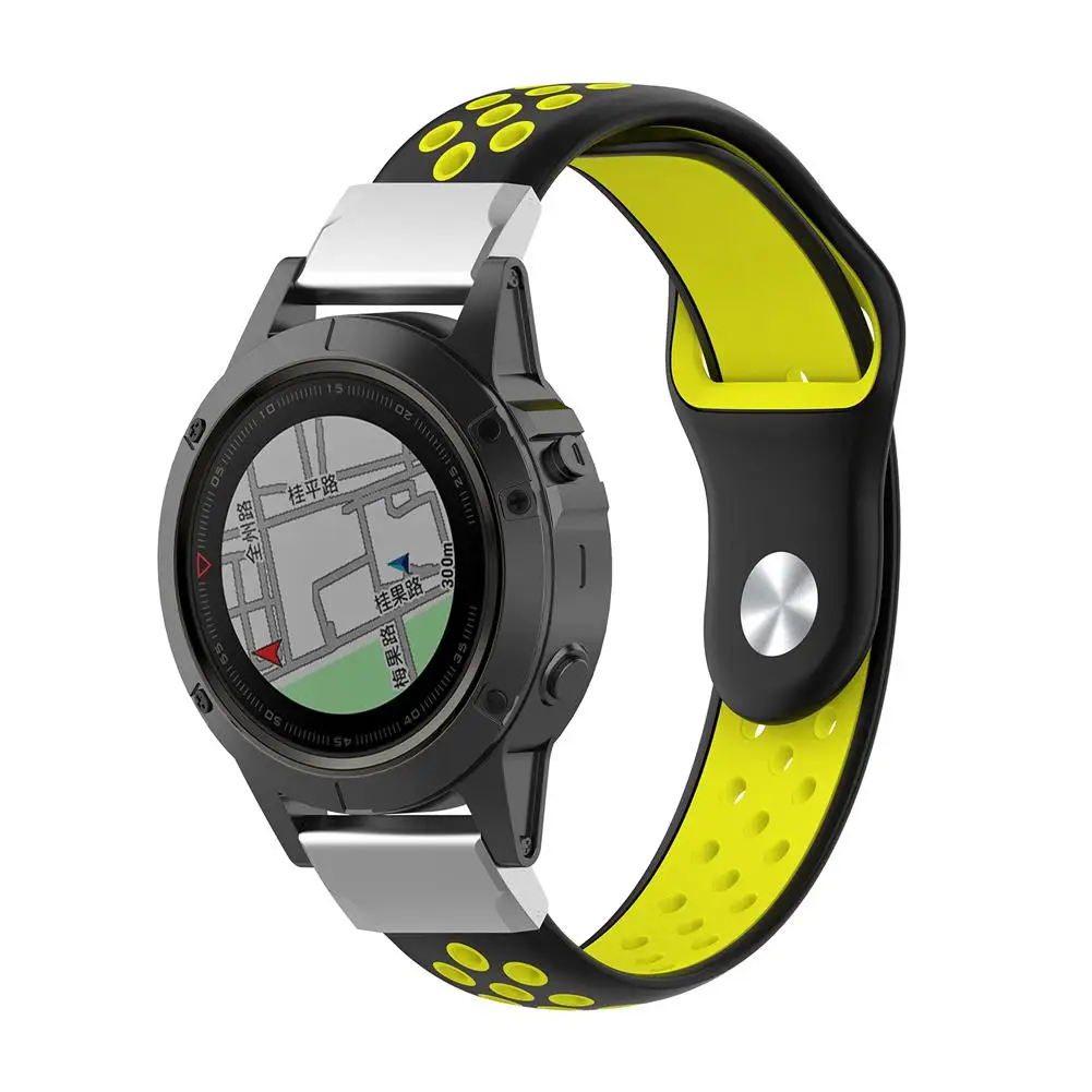 Умные наручные часы ремешок для Garmin Fenix 5 силиконовый ремешок часов мягкий для Fenix5 Plus/Forerunner 935 ремешок