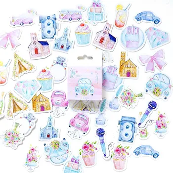 

46pcs/pack Lucky Wishes Stickers Set Decorative Stationery Stickers Scrapbooking DIY Diary Album Stick Lable