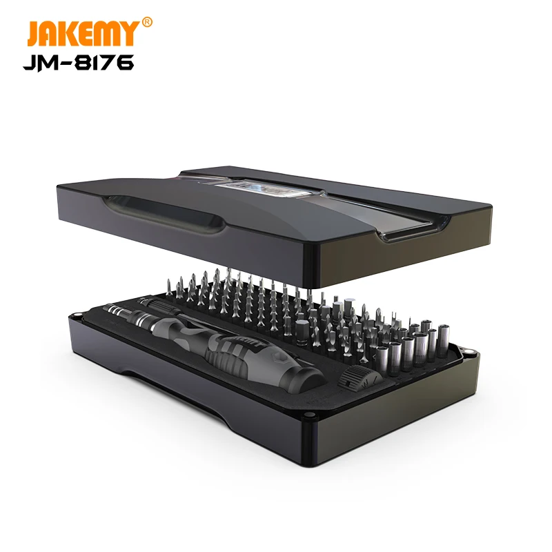 JAKEMY JM 8176 106 в 1 Набор прецизионных отверток магнитные биты отвертка с удлинителем