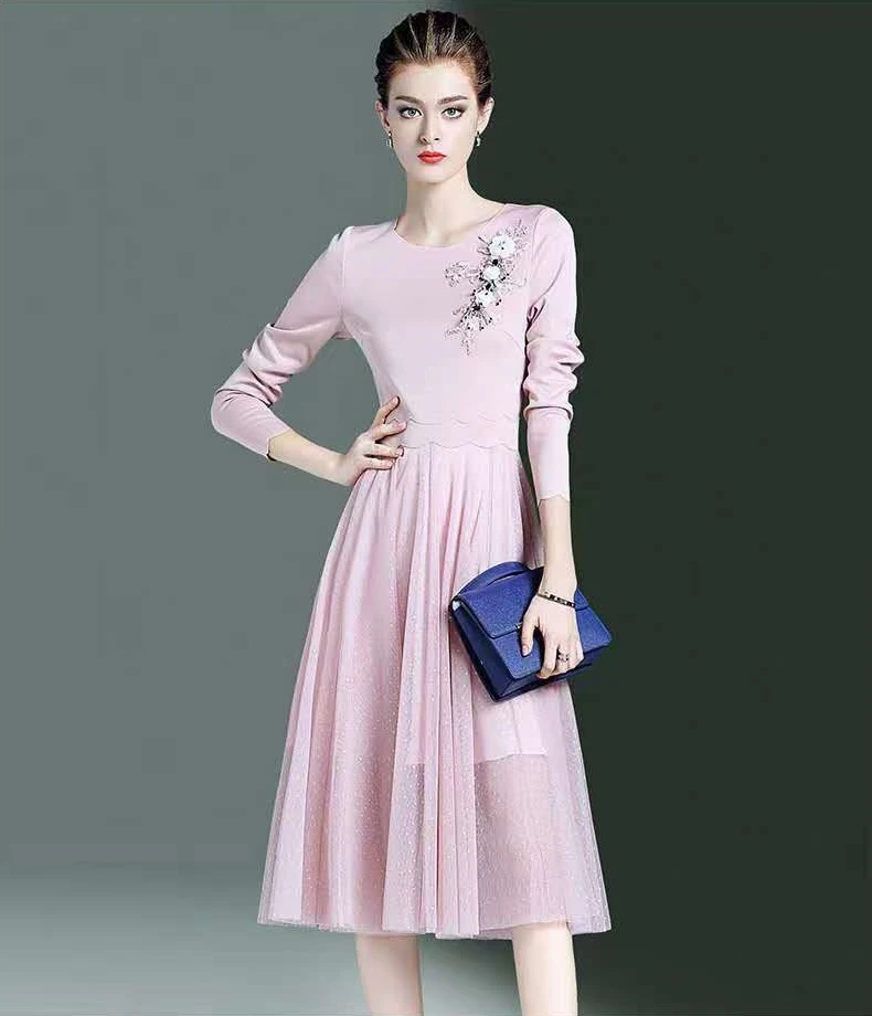 One Piece Dress Autumn Winter Fashion Knitted Dress Women Sexy Tulle Mesh Lace Patchwork Long Sleeve Pink Sweater Dress Xxl Dresses Aliexpress One Piece Dress Autumn Winter Fashion Knitted Dress Women Sexy Tulle Mesh Lace Patchwork Long Sleeve Pink Sweater Dress Xxl Dresses Aliexpress