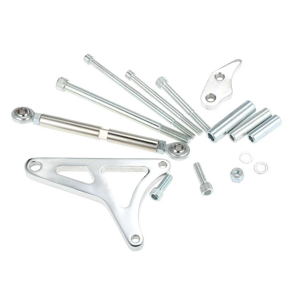 Заготовка полированный алюминиевый кронштейн генератора комплект маленький блок Виндзор для Ford SB 289 302 347