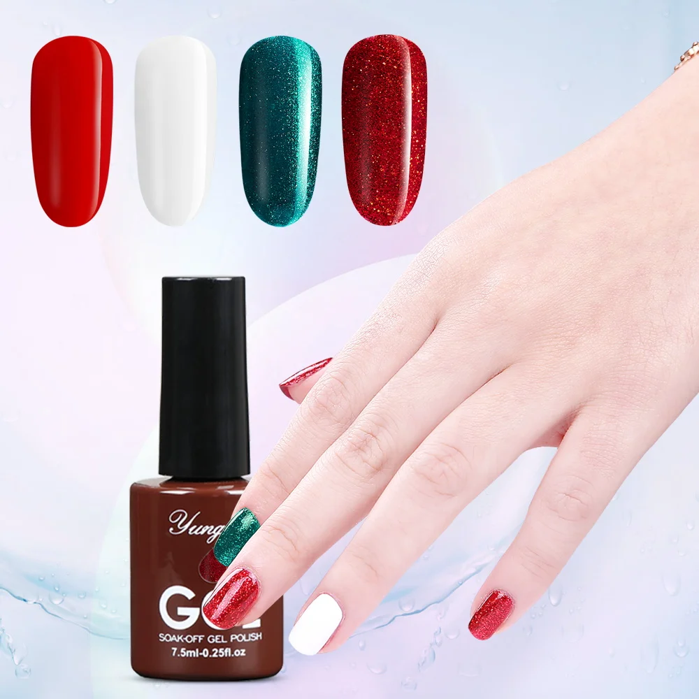

younsio UV Gel Nail Polish Sale Neon Acrylic Set Of Nail Gel Varnish Coding Decoration UV Resin Nail Manicure Need Base Top Coat