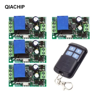 

QIACHIP Transmitter 433.92Mhz universal Wireless Remote Control Switch AC 110V 220V 1CH Relay Receiver For Lamp Garage Door