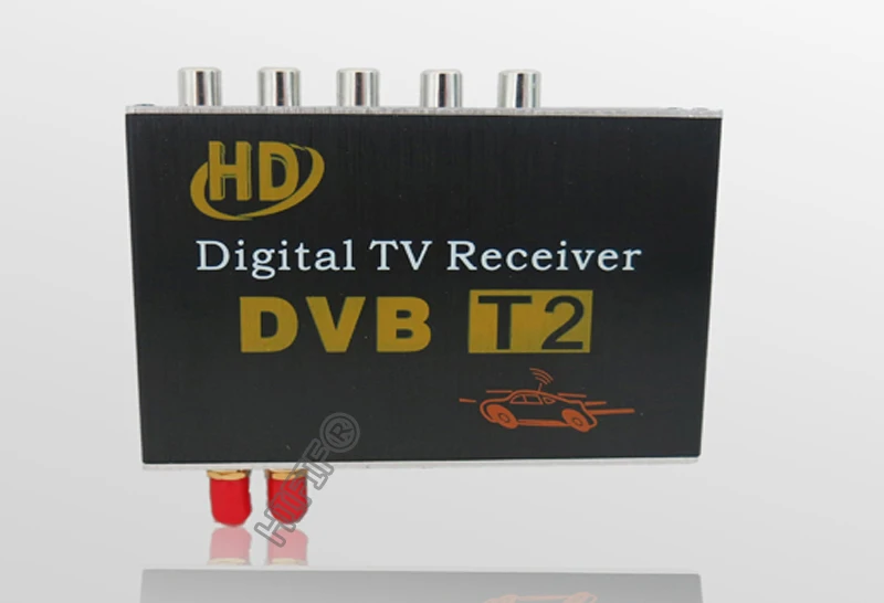 Автомобильное цифровое тв тюнер DVB-T2 двойной тюнер двойной чип Freeview ресивер мобильный ТВ коробка MPEG4 MPEG2 H264 1080P высокое качество, гарантия при заказе из России