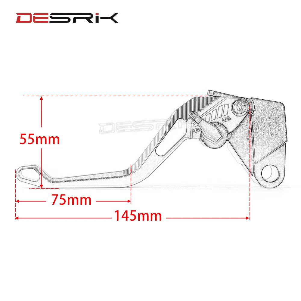 8 видов цветов бесплатная доставка тормоза мотоцикла с ЧПУ рычаги сцепления для